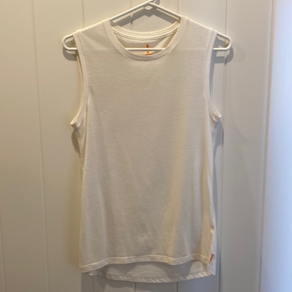 Cream Lucy tank top